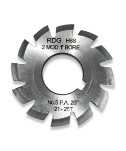 2 MODULE INVOLUTE GEAR CUTTER NUMBER 5