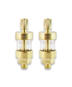 2 x Tiny Drip Feed Oilers 31mm high  X 11mm dia