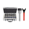 20MM STRAIGHT SHANK ER32 COLLET CHUCK WITH 18PC COLLET SET 2-20MM ER32 RANGE AND SPANNER RDGTOOLS