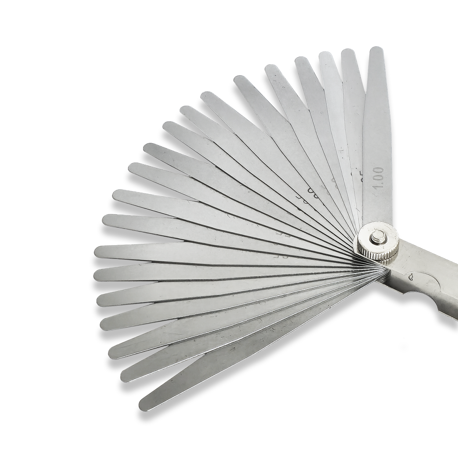 20PC FEELER / THICKNESS GAUGE SET TAPERED RANGE 0.05 - 1MM - Image 2