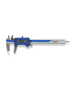 Dasqua 4pc Measuring Set Digital Caliper, Outside Micrometer, Square and Ruler 2210-8204 - Image 4