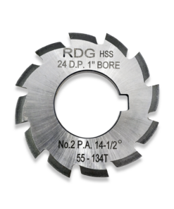 24 DP INVOLUTE GEAR CUTTERS NUMBER 2