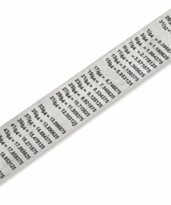24"/600MM STEEL RULER METRIC IMPERIAL GRADUATIONS CONVERSION TABLE - Image 4