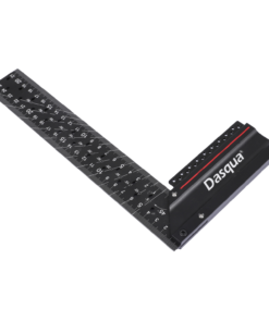 Alternative view of Dasqua multi function square 250mm black anodized laser engraved scale 1804-5221