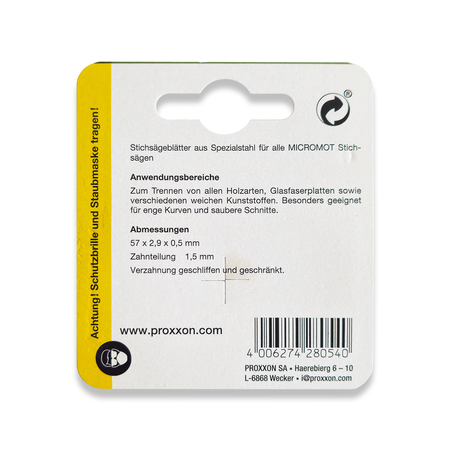 PROXXON Super-Cut Jig Saw Blades For STS/E & STS 28054/477733 - Image 2