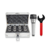 2MT ER20 COLLET CHUCK + 12PC COLLETS + SPANNER (1-13MM CAPACITY) BY RDGTOOLS