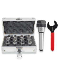 2MT ER20 COLLET CHUCK + 12PC COLLETS + SPANNER (1-13MM CAPACITY) BY RDGTOOLS