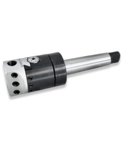 Alternative view of 2" Boring head with 3MT tanged arbor and 9pc brazed boring tool set