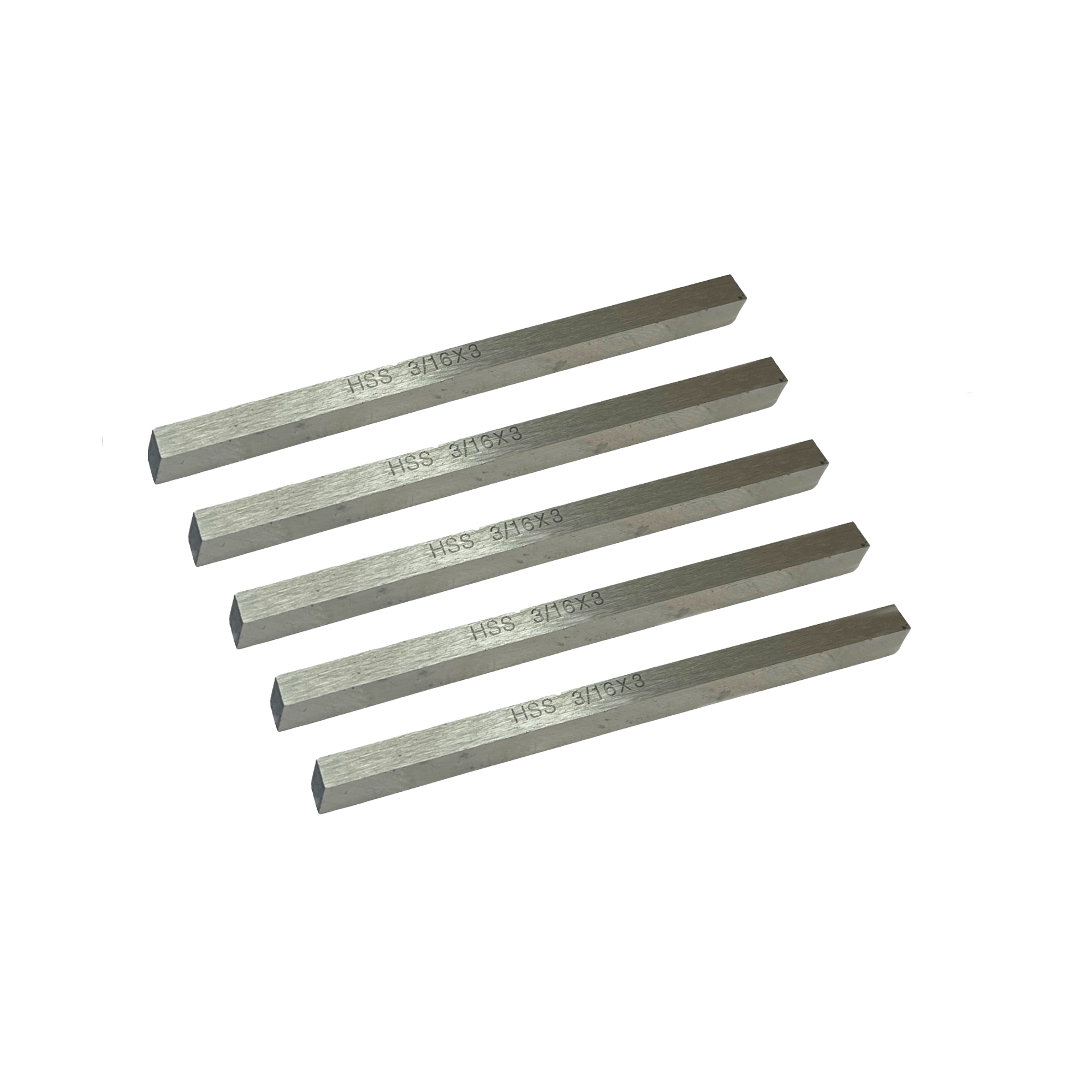 5 x 3/16" x 3/16" x 3" long hss Tool Steel (grade 6532)