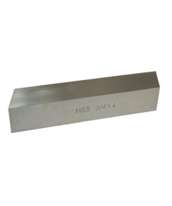 SQUARE TOOL STEEL 3/4" X 3/4" X 4" LONG BLANK END