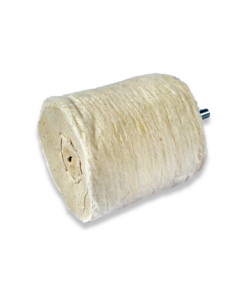 Alternative view of 3 X 60mm Cotton Rotary Buffing Cylinder Polishing Mop