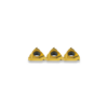 3 x 55 Degree Coated Screw Cutting Tips (external) 16era