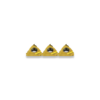 3 x 60 Degree Coated Screw Cutting Tips (external) 16era