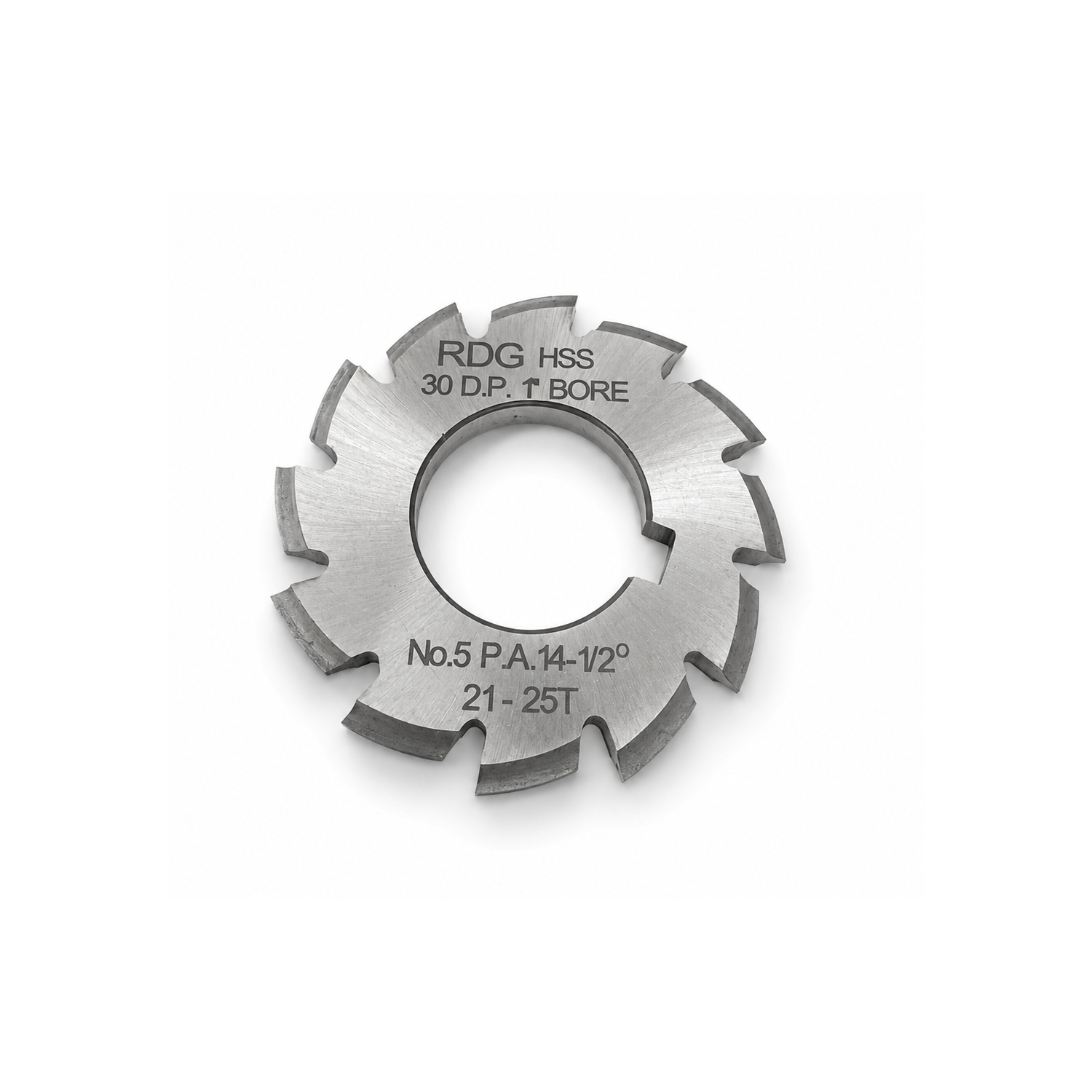 30 DP INVOLUTE GEAR CUTTERS NUMBER 5