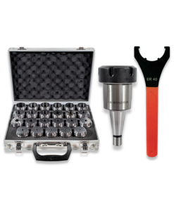 30INT ER40 COLLET CHUCK AND 23PC COLLET SET (3-25MM) WITH SPANNER 30 INTERNATIONAL BY RDGTOOLS
