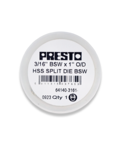 Presto 3/16" BSW HSS Circular split die