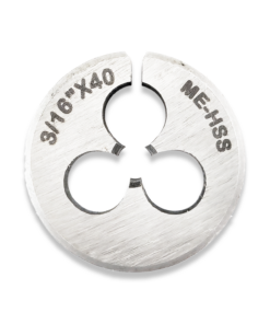 3/16" SPLIT DIE 40TPI HIGH SPEED STEEL