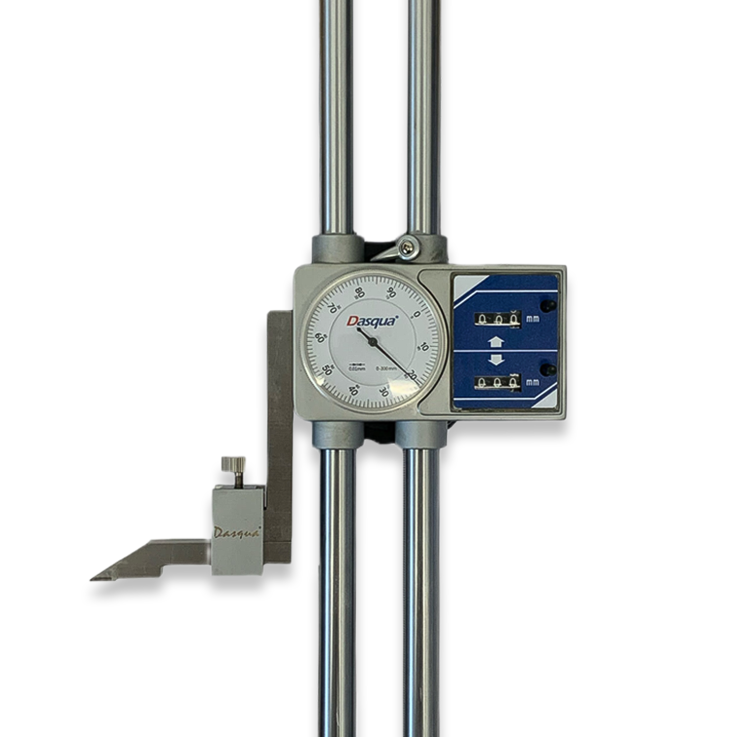 Dasqua 0-300mm double-beam dial height guage with digit counter 3221-1105 - Image 2