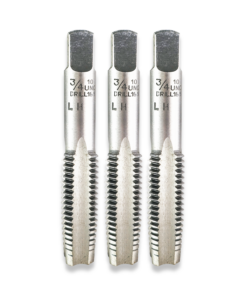 3/4" x 10tpi TAPS SET UNC LEFT HAND THREAD