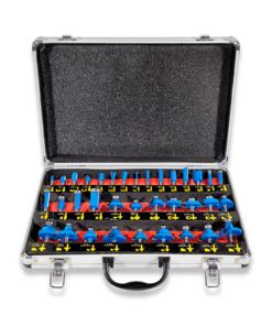 35PC WOOD ROUTER BIT SET 1/4" SHANK FLUSH TRIM GROOVE ROUND