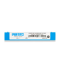 Presto 3/8" x 20tpi BSF HSS Second Tap HSS