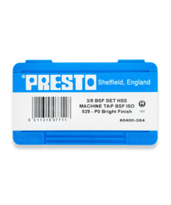 Presto 3/8" x 20tpi BSF HSS Set of 3 taps
