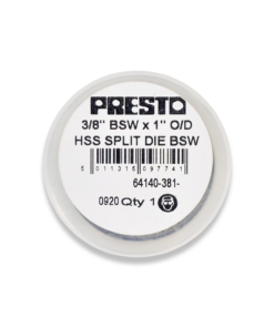Presto 3/8" BSW HSS Circular split die