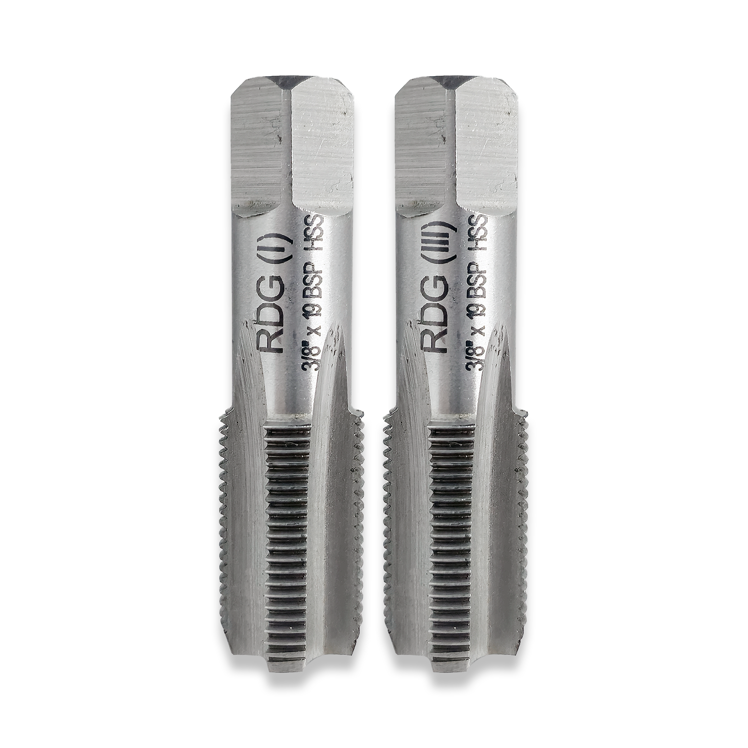 3/8" HSS TAPS SET BSP x 19tpi