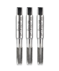 3/8" X 26 BSCY HSS THREADING TAPS FIRST SECOND PLUG