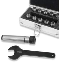 3MT ER16 COLLET CHUCK WITH 10 PC COLLET SET AND SPANNER RDGTOOLS - Image 3