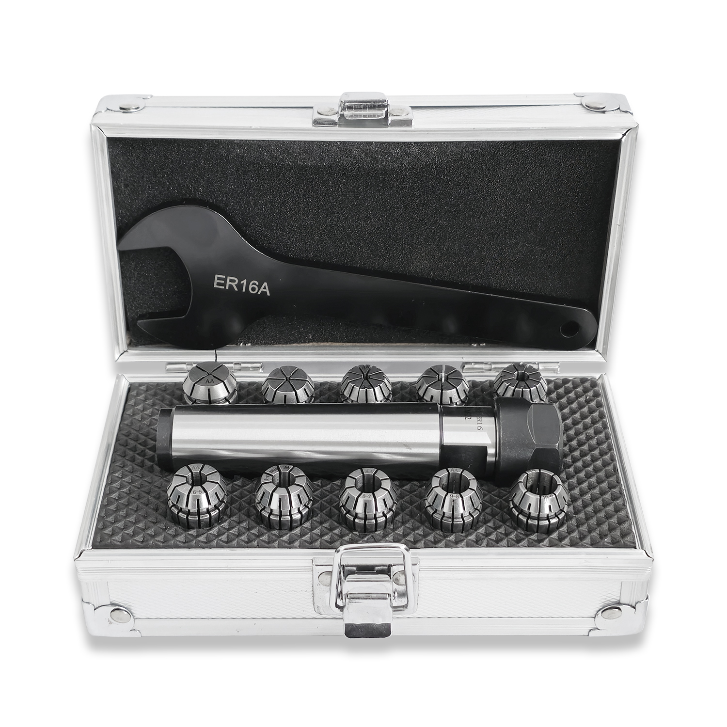 3MT ER16 COLLET CHUCK WITH 10 PC COLLET SET AND SPANNER RDGTOOLS