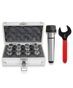 3MT ER20 COLLET CHUCK + 12PC COLLETS + SPANNER (1-13MM CAPACITY) BY RDGTOOLS