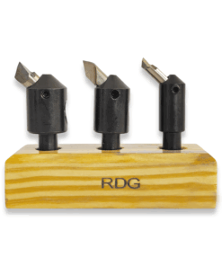 3PC FLYCUTTER SET ROUND HEAD WITH TOOLSTEEL STRAIGHT SHANK 10MM