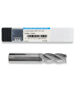 PRESTO 12mm Solid Carbide 4 Flute End Mill