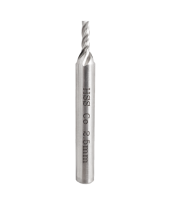 4 FLUTE 2.5MM END MILL 8% COBALT MILLING CUTTER
