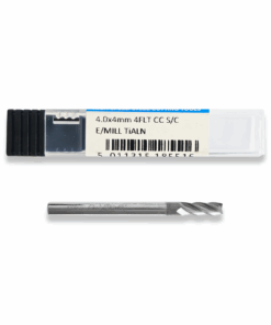 Presto 4mm 4 Flute Solid Carbide Milling Cutter End Mill