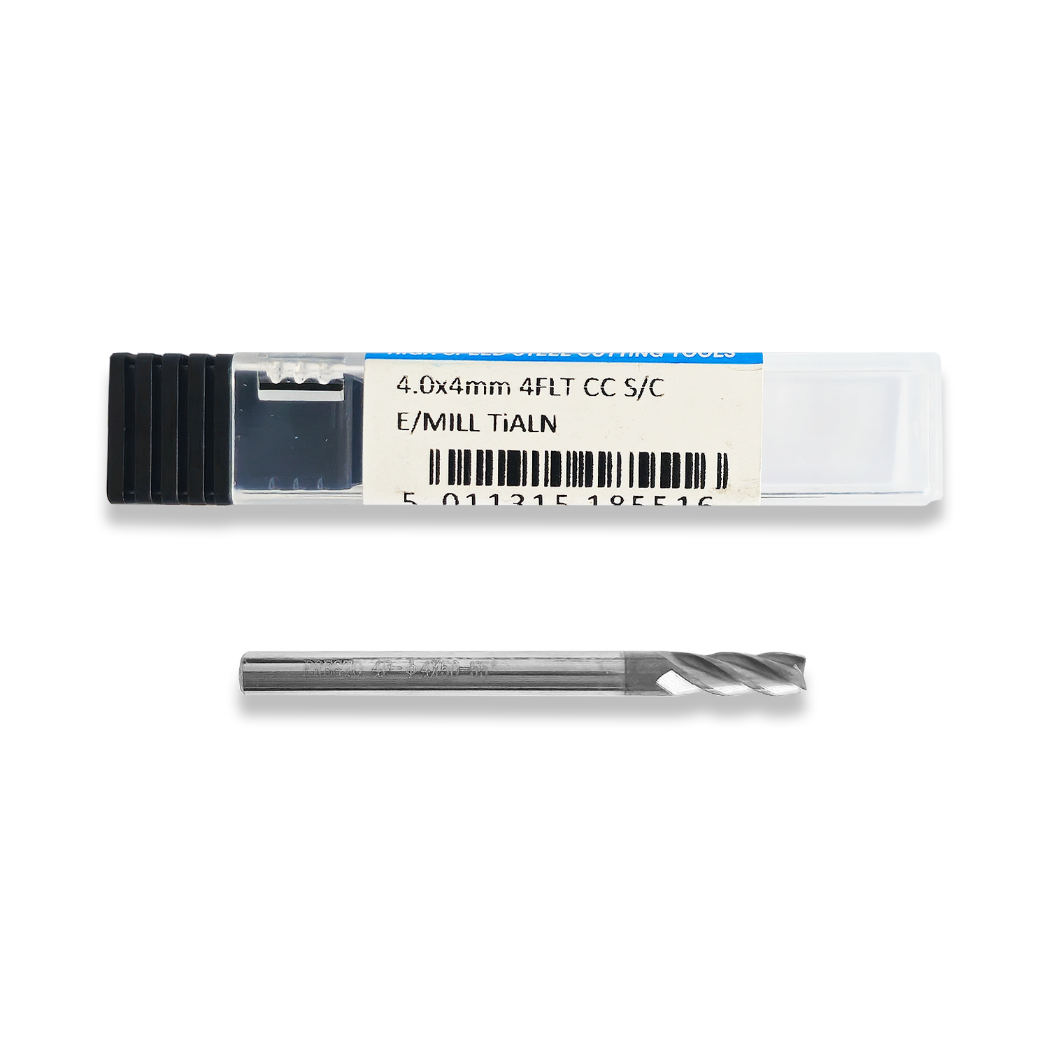 Presto 4mm 4 Flute Solid Carbide Milling Cutter End Mill
