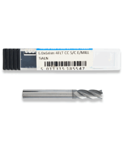 Presto 6mm 4 Flute Solid Carbide Milling Cutter End Mill