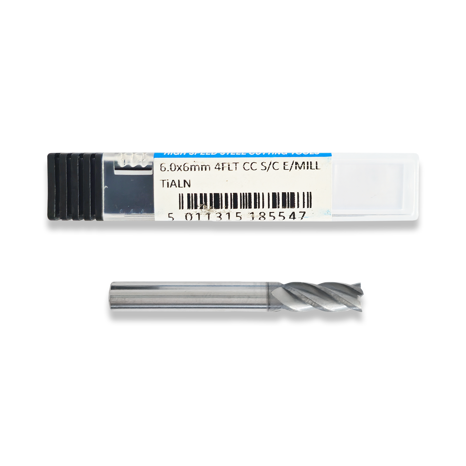 PRESTO 6mm Solid Carbide 4 Flute End Mill