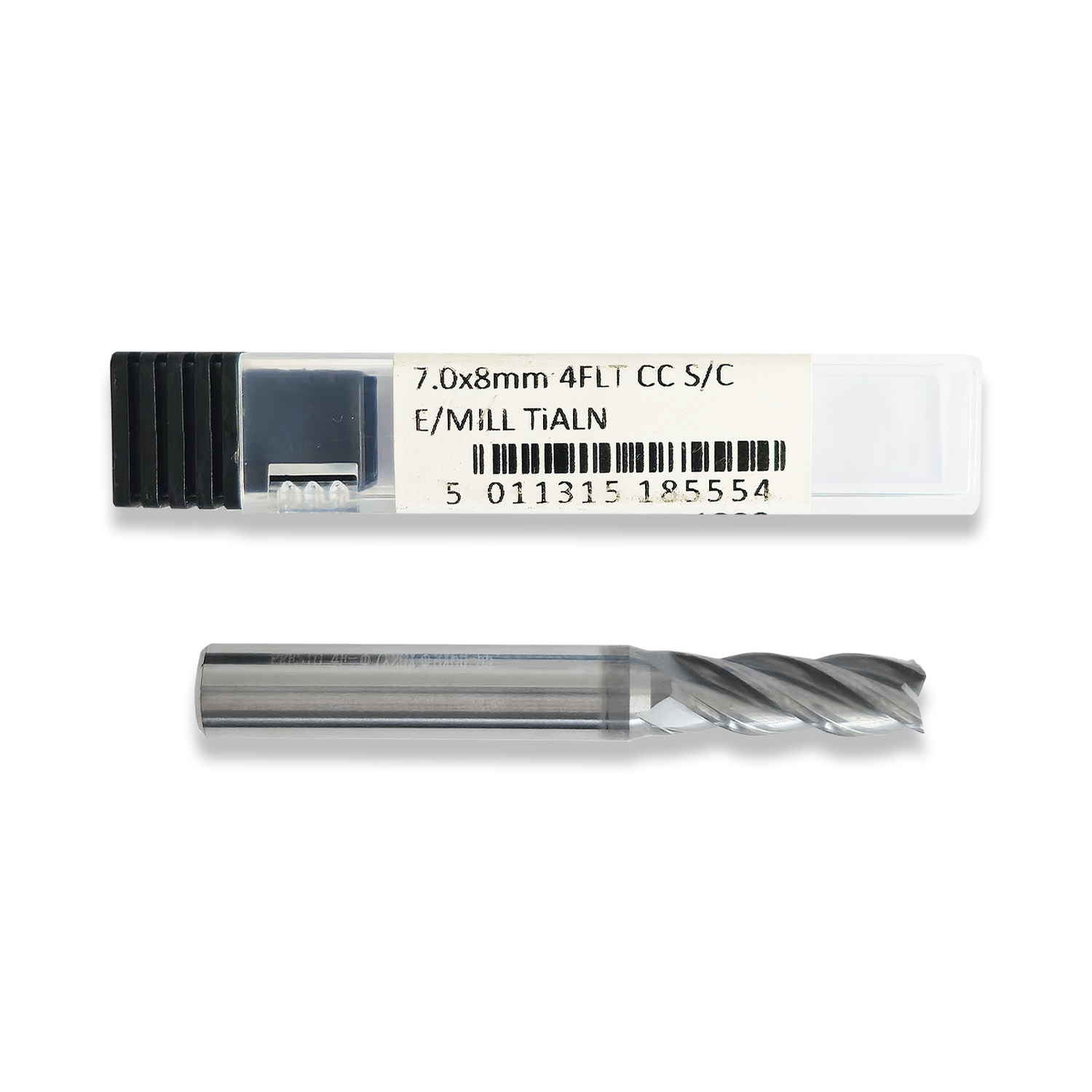 Presto 7mm 4 Flute Solid Carbide Milling Cutter End Mill