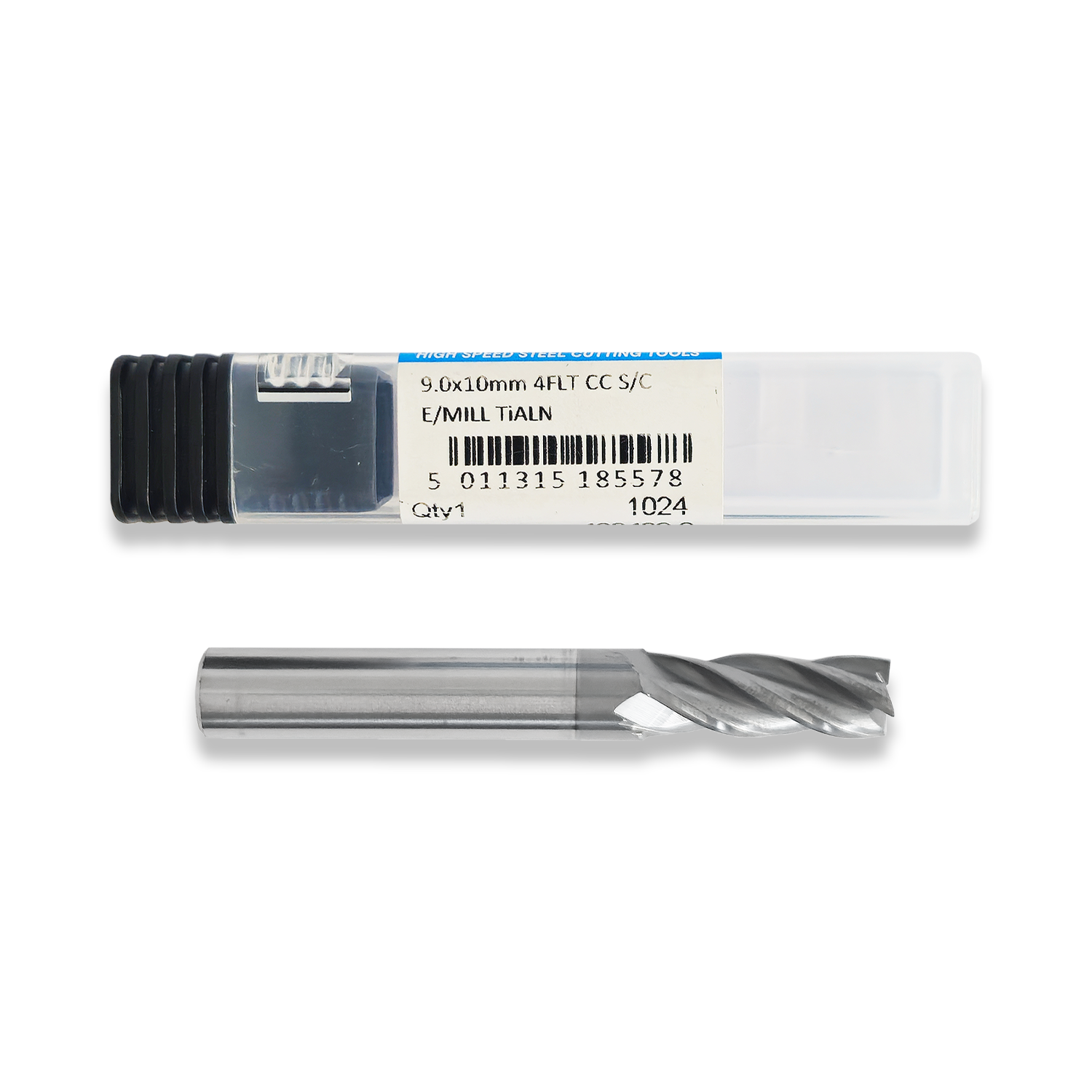 Presto 9mm 4 Flute Solid Carbide Milling Cutter End Mill