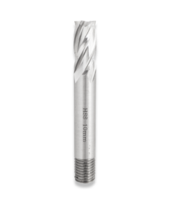 4 FLUTE ENDMILL (THREADED SHANK) 10MM DIAMETER