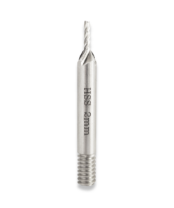 4 FLUTE ENDMILL (THREADED SHANK) 2MM DIAMETER