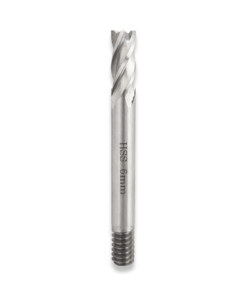 4 FLUTE ENDMILL (THREADED SHANK) 6MM DIAMETER