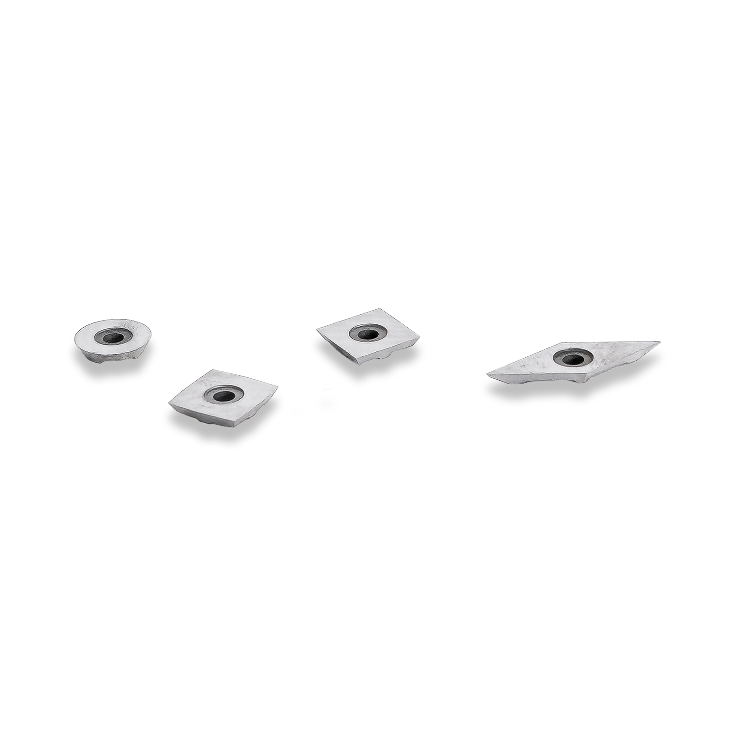 4 INTERCHANGEABLE CARBIDE INSERTS FOR OUR WOOD TURNING CHISELS - Image 2