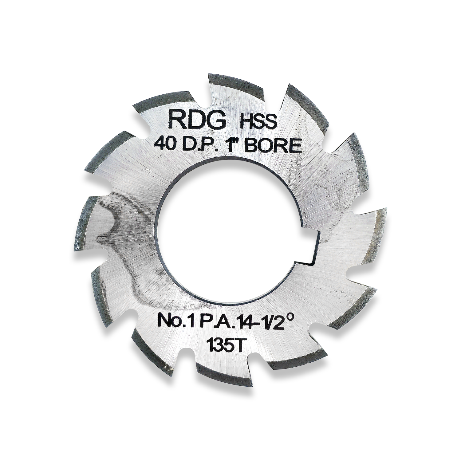 40 DP INVOLUTE GEAR CUTTER NUMBER 1