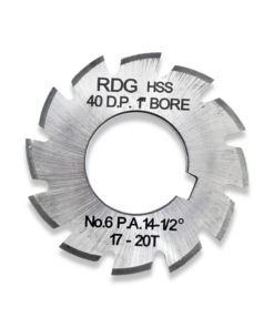 40 DP INVOLUTE GEAR CUTTERS NUMBER 6