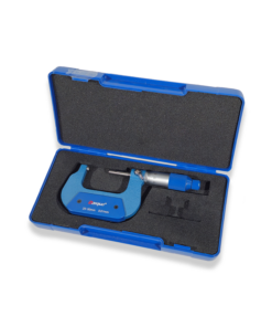 METRIC EXTERNAL OUTSIDE MICROMETER CALIPER 25-50MM PRECISION BY DASQUA 4111-6410 WITH THERMAL PROTECTION - Image 3