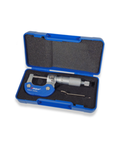 Dasqua 0-25mm mechanical Micrometer 0.01mm Graduations 4111-5205 Chrome Plated Frame - Image 3