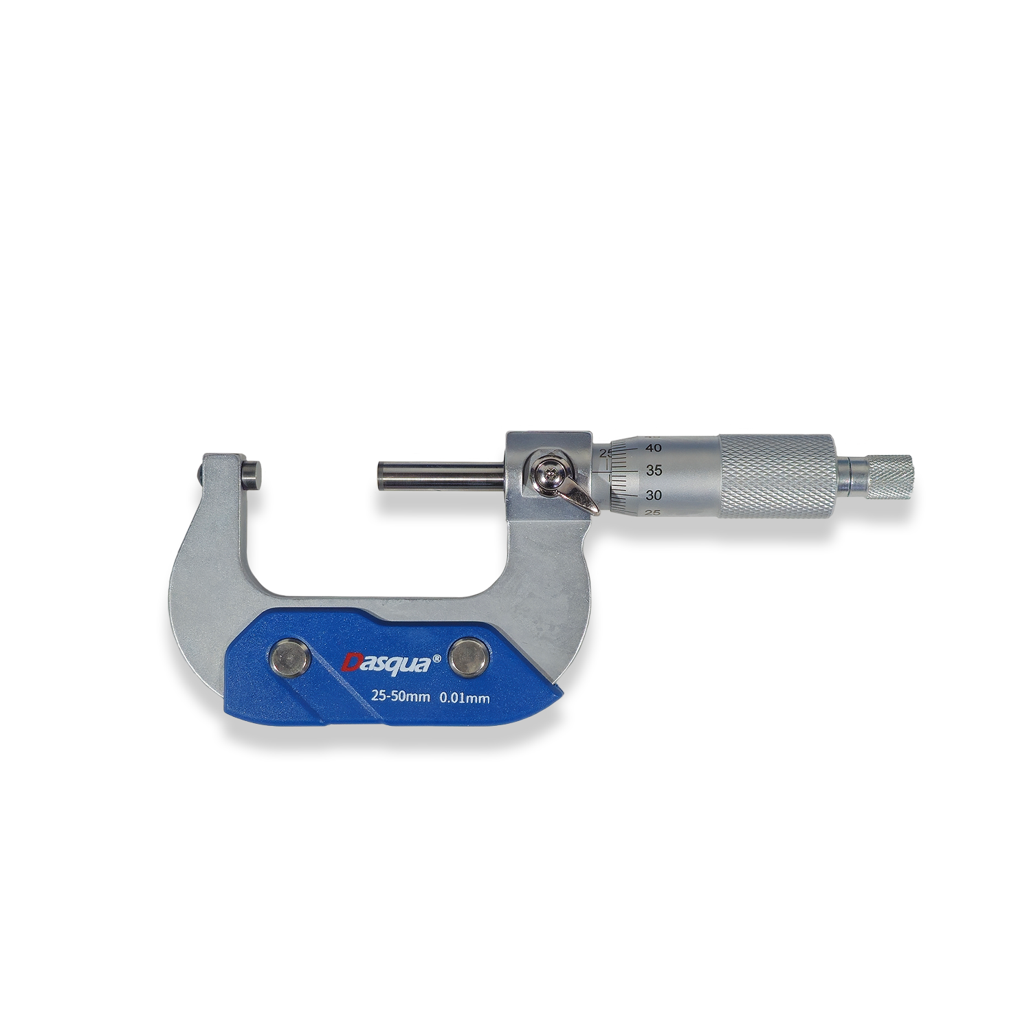 Dasqua 25-50mm mechanical Micrometer 0.01mm Graduations 4111-5210 Chrome Plated frame